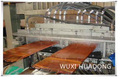 Máquina de carcaça contínua horizontal da fábrica da planta para a fatura de cobre da tira