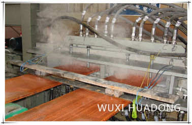 Linha máquina de carcaça contínua de bronze da laje do tanoeiro da frequência, CCM máquina de carcaça da tira