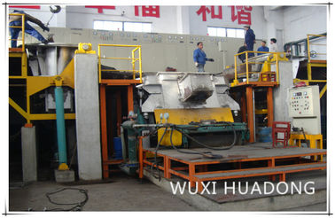 Semi Automatic Vertical Continuous Casting Machine 2 Strand For Red Copper Round Billets