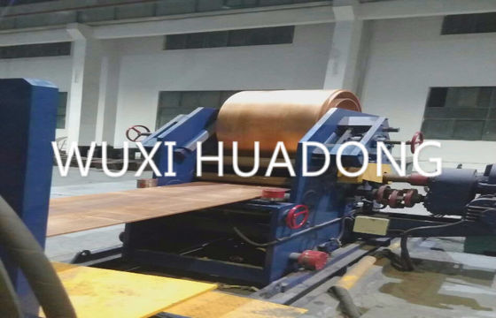 Máquina de carcaça contínua de cobre da laje da tira horizontal com derretimento e guardar da fornalha